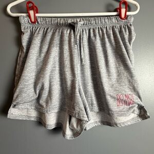 Rae Dunn Sleep Shorts Womens Sz M "Do Not Disturb"